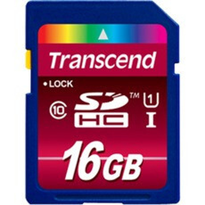 Product Κάρτα Μνήμης SDHC 16GB Transcend 40/85 Cl.10SDHC UHSI Ult base image