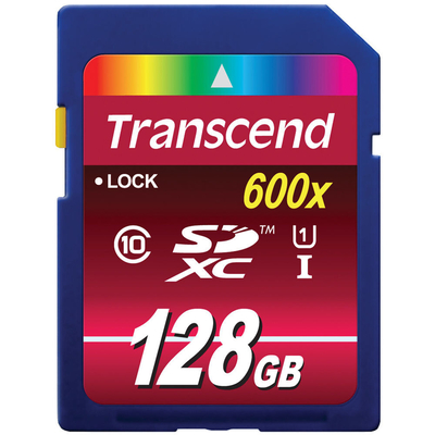 Product Κάρτα Μνήμης SDXC 128GB Transcend Class10 UHS-I 600x Ultimate base image