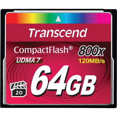 Product Κάρτα Μνήμης CF 64GB Transcend 800x base image