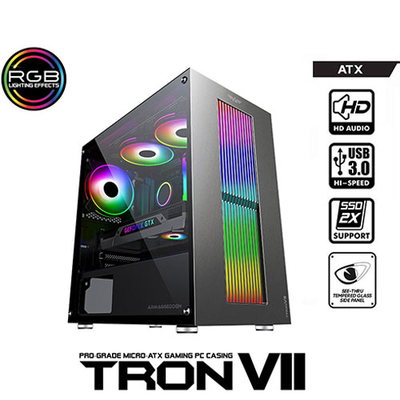 Product Κουτί Η/Υ Armaggeddon Gaming TRON VII Black base image