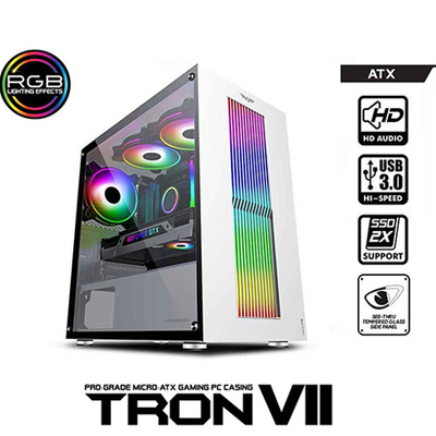Product Κουτί Η/Υ Armaggeddon Gaming TRON VII WHITE base image