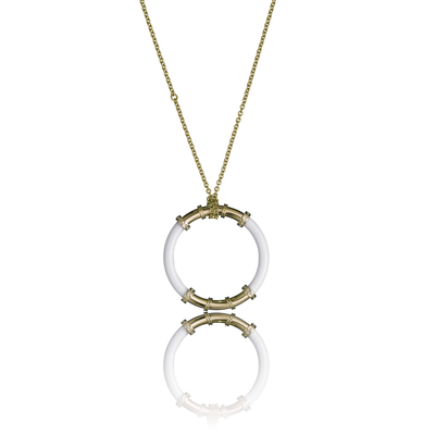 Product Γυναικείο Κολιέ Time Force Ts5136Cy από Ατσάλι Dorad / Blan base image