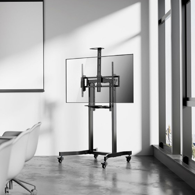 Product Βάση Τηλεόρασης Gembird Motorized Height Adjustable Floor Stand With Caster Wheels And Remote Control 55'-100' base image