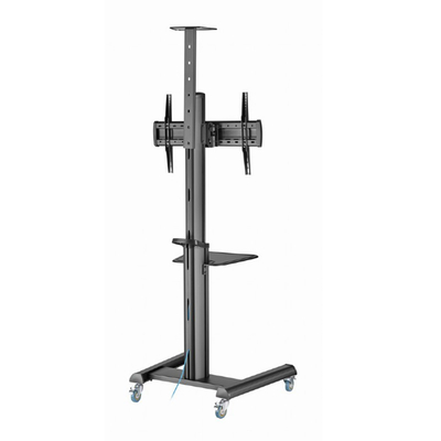 Product Βάση Τηλεόρασης Gembird Aluminum Floor Stand With Caster Wheels 37?-70? Black base image
