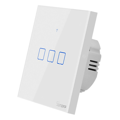 Product Smart Διακόπτης Sonoff ΤΧ-T2EU3C, αφής, Wi-Fi, τριπλός, λευκός base image