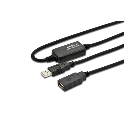 Product Καλώδιo USB Digitus DA-73100-1 10 m 2.0 A Black base image