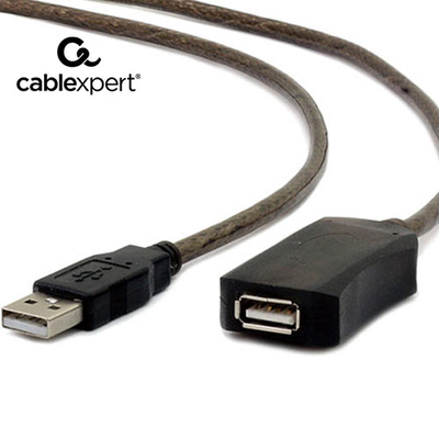 Product Καλώδιο USB Cablexpert ACTIVE Extension Black 5M base image