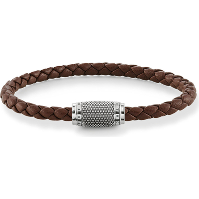 Product Βραχιόλι Unisex Thomas Sabo Ub00088232L19 (16,5cm) από Ασήμι Silver, Brown base image