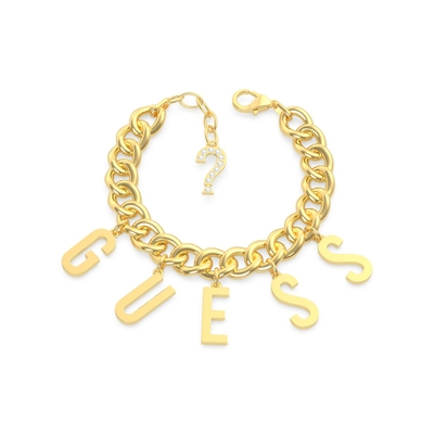 Product Γυναικείο Βραχιόλι Guess Ubb20006-S (17,5cm) από Ατσάλι Golden base image
