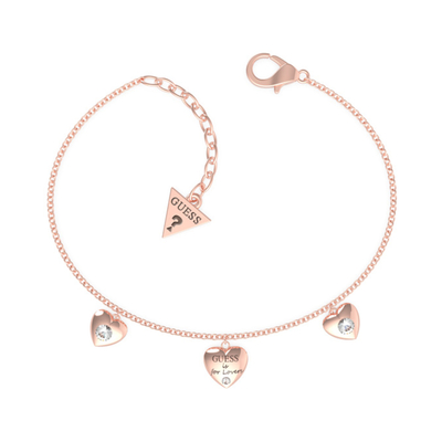 Product Γυναικείο Βραχιόλι Guess Ubb70039-S (15 cm) από Ατσάλι Pink base image