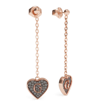 Product Γυναικεία Σκουλαρίκια Guess Ube79079 (2cm) από Ατσάλι Pink base image