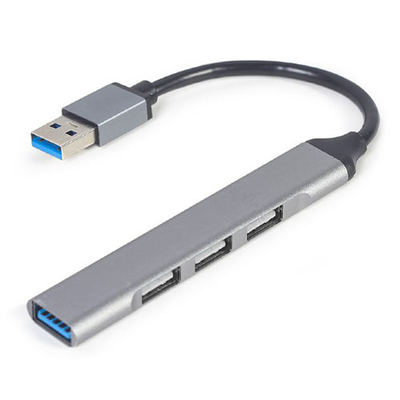 Product USB Hub Gembird 4-PORT (USB3X1 - USB2X3 PORTS) SILVER base image