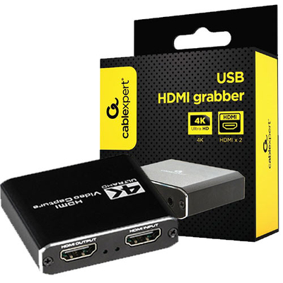 Product Περιφερειακά Gaming Cablexpert USB HDMI GRABBER 4K PASS-THROUGH HDMI base image