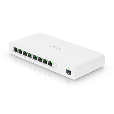 Product Network Switch Ubiquiti UISP, 8-Port Gigabit, 10/100/1000 Mbps, PoE base image