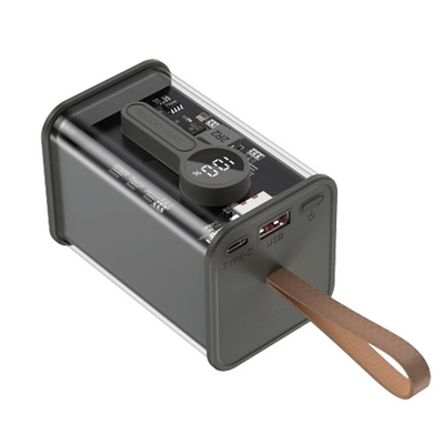 Product Powerbank Gembird Transparent QC3.0 QUICK Charging 18000MAH Black base image
