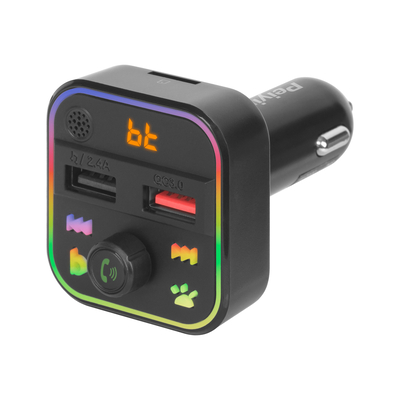 Product FM Transmitter Αυτοκινήτου Peiying με λειτουργία bluetooth base image