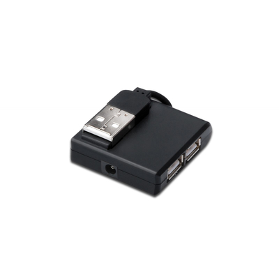 Product USB Hub DIGITUS, USB2.0 black 4 Θυρών base image