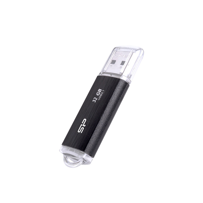 Product USB Flash 32GB Silicon Power B02 Black USB 3.1 base image