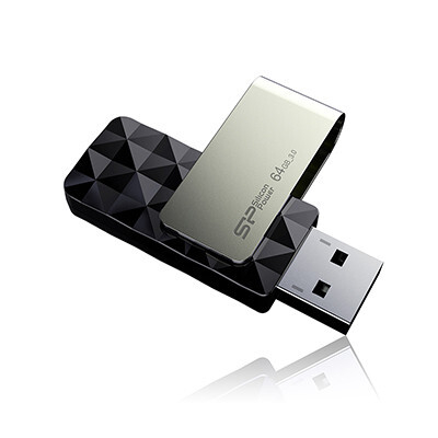 Product USB Flash 64GB Silicon Power B30 Black USB 3.0 base image