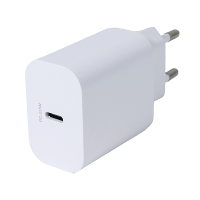 Product Φορτιστής Πρίζας Deltaco 1x Type-C PD 20W Λευκός USBC-AC144 base image