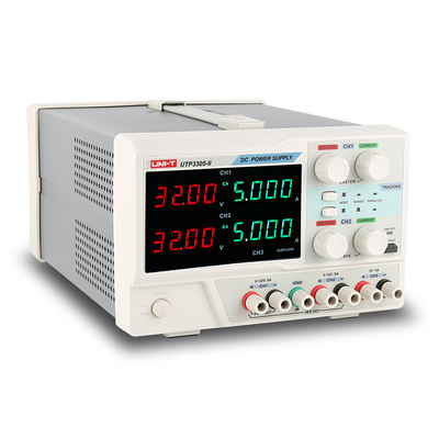Product Τροφοδοτικό Πάγκου Uni-T DC power supply UTP3305-II, 3 καναλιών, 2x 0~32V/0~5A, 1x 5V/3A base image