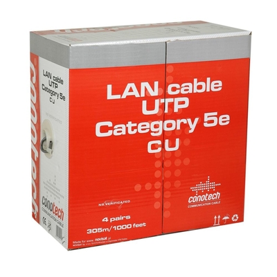 Product Καλώδιο Δικτύου Conotech Στροφείο U/UTP Χαλκός CU CAT5e (305m) base image