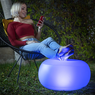 Product Φουσκωτό Κάθισμα InnovaGoods με LED και Τηλεχειριστήριο Pulight base image