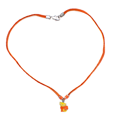 Product Γυναικείο Κολιέ Viceroy V95022C17 (45cm) Δερμάτινο, από Ατσάλι Brown base image