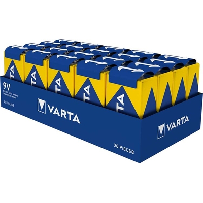 Product Αλκαλικές Μπαταρίες Varta 6LR61 Χύμα 6LR61 9V (20τμχ) base image