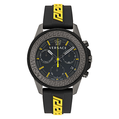 Product Ανδρικό Ρολόι Versace Ve3J00322 (45mm) Καουτσούκ Λουράκι Μαύρο base image