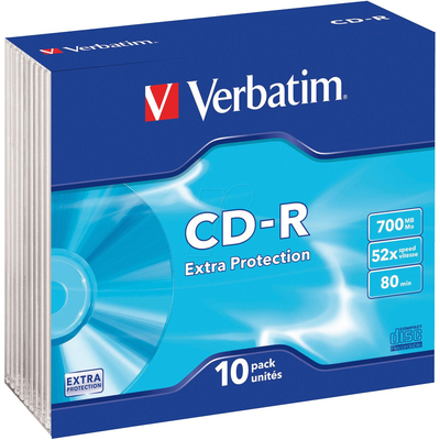 Product CD-R Verbatim 43415 700MB 10pcs base image
