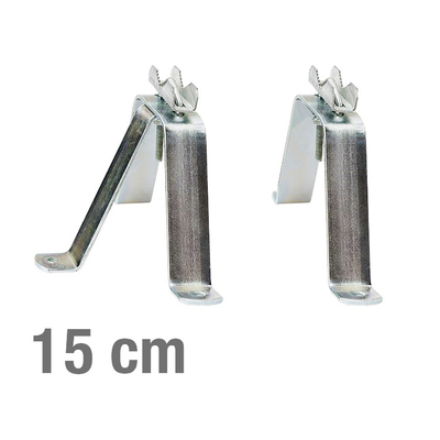 Product Βάση τοίχου Vikar 21003 για στήριξη ιστού, ατσάλινη, 15cm, 2τμχ base image