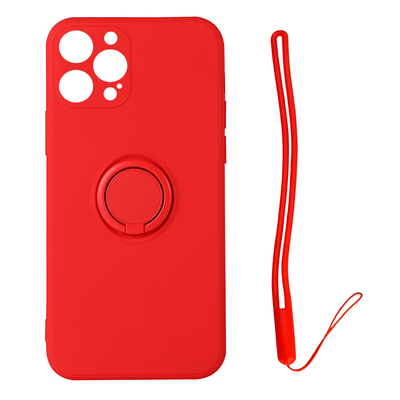 Product Θήκη Κινητού Vennus Silicone Ring VNS-0069 για iPhone 14 Pro, κόκκινη base image