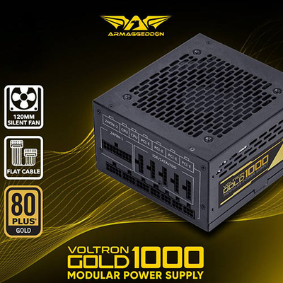 Product Τροφοδοτικό 1000W Armaggeddon PSU VOLTRON GOLD 80+ RATING base image