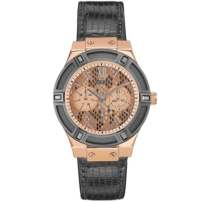 Product Γυναικείο Ρολόι Guess W0289L4 (39mm) Δερμάτινο Λουράκι Ασημί base image