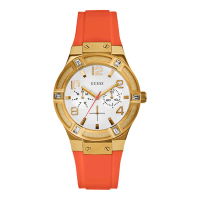 Product Γυναικείο Ρολόι Guess W0564L2 (39mm) Καουτσούκ Λουράκι Πορτοκαλί base image