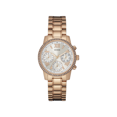 Product Γυναικείο Ρολόι Guess W0623L2 (36,5mm) Μεταλλικό Μπρασελέ Ροζ base image
