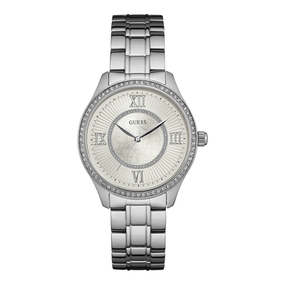 Product Γυναικείο Ρολόι Guess W0825L1 (38mm) Μεταλλικό Μπρασελέ Ασημί base image
