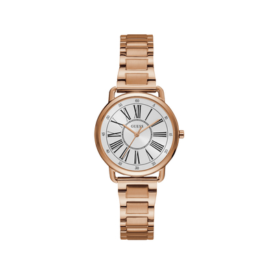 Product Γυναικείο Ρολόι Guess W1148L3 (34mm) Μεταλλικό Μπρασελέ Ροζ base image