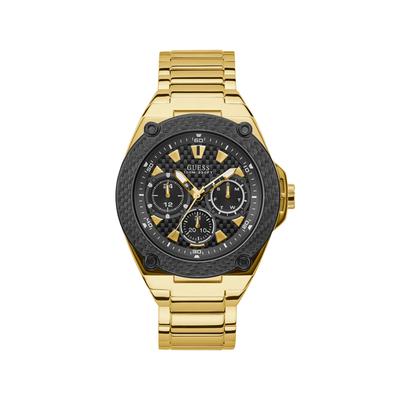 Product Ανδρικό Ρολόι Guess W1305G2 (45mm) Μεταλλικό Μπρασελέ Χρυσό base image
