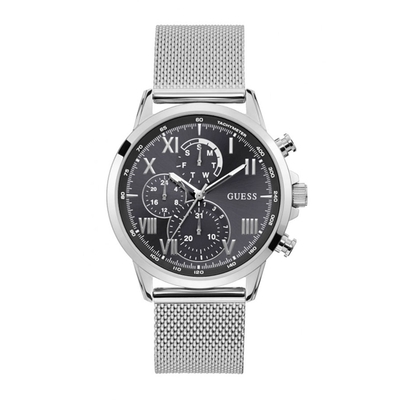 Product Ανδρικό Ρολόι Guess W1310G1 (44mm) Μεταλλικό Μπρασελέ Ασημί base image