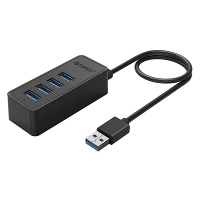 Product USB Hub Orico W5P-U3, 4x USB θύρες, 5Gbps, μαύρο base image