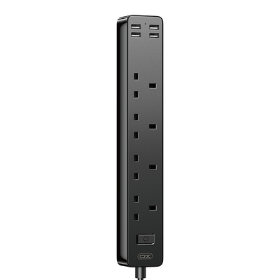 Product Πολύπριζο Ασφαλείας XO WL12 (UK) Υποδοχή 4USB 1.8μ base image