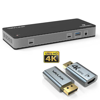 Product Docking Station Wavlink THUNDERBOLT 3 60W with DP TO HDMI 4K 60HZ base image