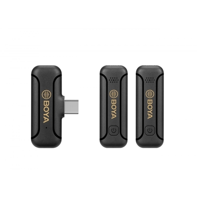 Product Μικρόφωνο BOYA BY-WM3T2-U2 2,4GHz Mobile wireless mic For Android USB-C (2 transmitters, two person vlog) base image