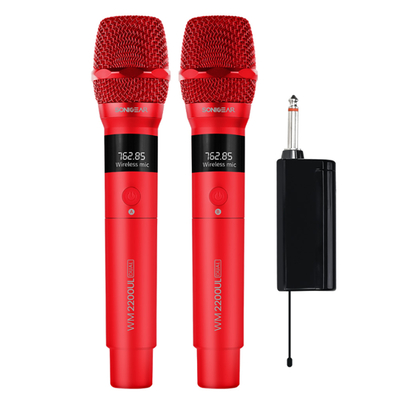 Product Μικρόφωνο Sonic Gear Dual 2.4G Wireless Led Wm 2200 Ul Red base image