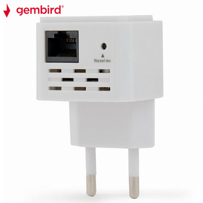 Product WiFi Extender Gembird REPEATER 300MBPS WHITE base image