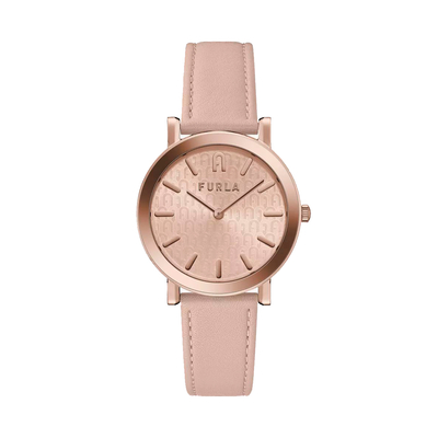 Product Γυναικείο Ρολόι Furla Ww00003006L3 (38mm) Δερμάτινο Λουράκι Ροζ base image
