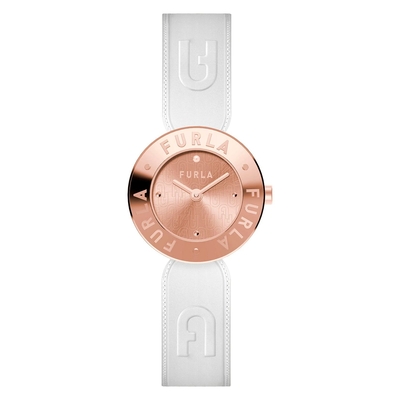 Product Γυναικείο Ρολόι Furla Ww00004005L3 (30mm) Δερμάτινο Λουράκι Λευκό base image
