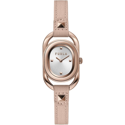 Product Γυναικείο Ρολόι Furla Ww00008003L3 (24mm) Δερμάτινο Λουράκι Ροζ base image